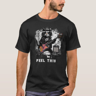 *~*レトロキャットAP91バスギター音楽プレーヤー Tシャツ