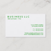 レトロキャディ 名刺 (裏面)