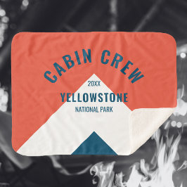 レトロキャビン乗務員周知先赤海軍 シェルパブランケット