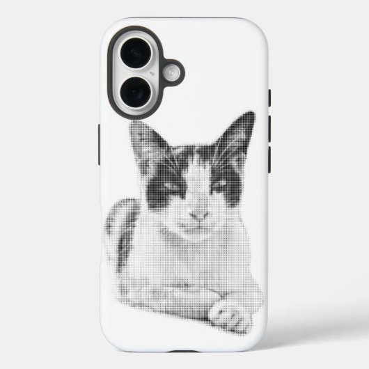 レトロキャリコハーフトーン Case-Mate iPhoneケース (裏面)