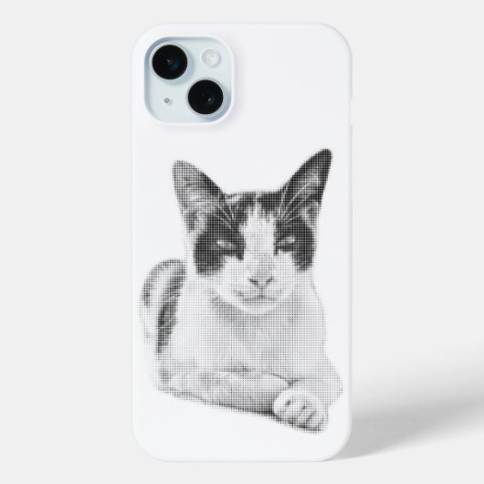 レトロキャリコハーフトーン Case-Mate iPhoneケース (裏面)
