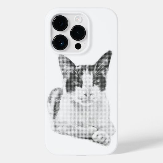 レトロキャリコハーフトーン Case-Mate iPhoneケース (裏面)
