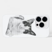 レトロキャリコハーフトーン Case-Mate iPhoneケース (裏面 (横))