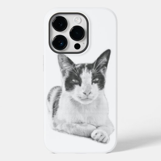 レトロキャリコハーフトーン Case-Mate iPhoneケース (裏面)