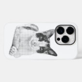 レトロキャリコハーフトーン Case-Mate iPhoneケース (裏面 (横))