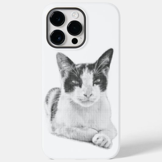 レトロキャリコハーフトーン Case-Mate iPhoneケース (裏面)