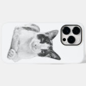 レトロキャリコハーフトーン Case-Mate iPhoneケース (裏面 (横))