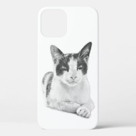 レトロキャリコハーフトーン Case-Mate iPhoneケース (裏面)