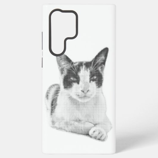 レトロキャリコハーフトーン SAMSUNG GALAXYケース (裏面)