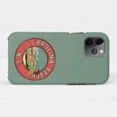 レトロキャロライナビーチラウンデル Case-Mate iPhoneケース (裏面(横))