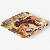 レトロキャンディガールズ ペーパープレート (傾斜あり)