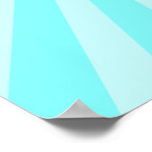 レトロキャンディストアパステル棒つきキャンデーグラフィックデザイン ポスター (角)