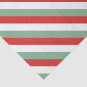 レトロキャンディストライプのケーンレッドグリーンクリスマス 薄葉紙 (詳細)