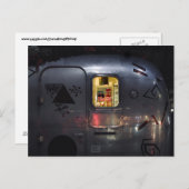 レトロキャンパトレーラーポストカード ポストカード (正面/裏面)