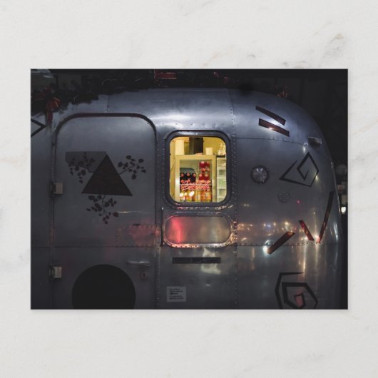 レトロキャンパトレーラーポストカード ポストカード (正面)