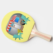 レトロキャンパトレーラ卓球ラケット 卓球ラケット (横)