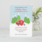 レトロキャンパークリスマス 招待状 (スタンド正面)