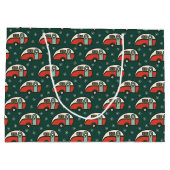 レトロキャンパーファンクリスマス ラージペーパーバッグ (裏面)