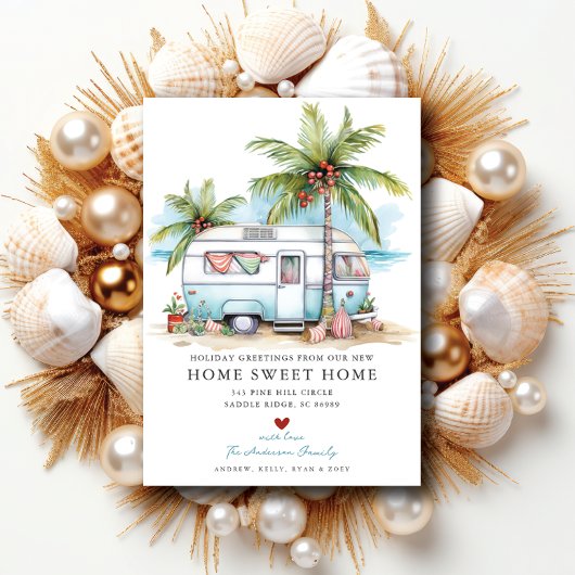 レトロキャンパーホリデームービングアナウンスメント 案内状