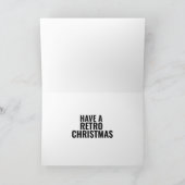 レトロキャンパー対クリスマスカード シーズンカード (内部)