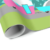 レトロキャンパー/トレーラー及びカーラッピング紙 ラッピングペーパー (ロールコーナー)