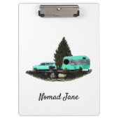 レトロキャンピングカートレーラークリップボード クリップボード (正面)