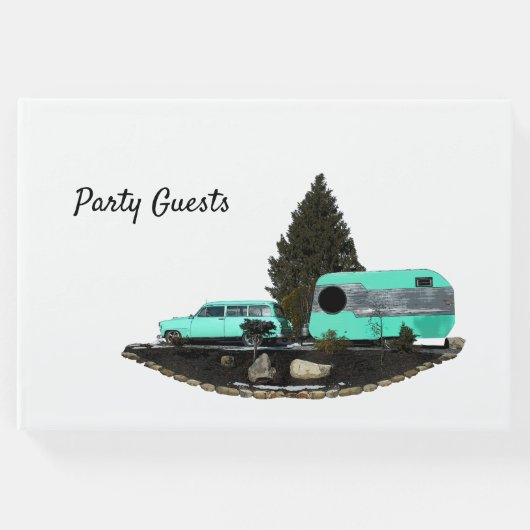 レトロキャンピングカートレーラーゲストブック ゲストブック (正面)