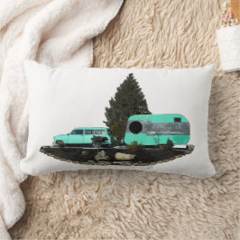 レトロキャンピングカートレーラーノマッドランバーピロー ランバークッション