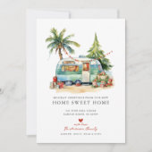 レトロキャンピングカーハolidayのお引越しお知らせ 招待状 (正面)