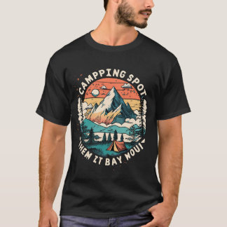 レトロキャンピングスポットTシャツ – Adventure Mountain an Tシャツ