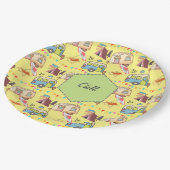 レトロキャンプテーマ ペーパープレート (アングル)