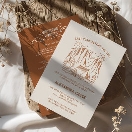 レトロキャンプバチェロレッテ旅程ウィークエンド 招待状