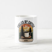 レトロキャンプ コーヒーに元気をもらって コーヒーマグカップ (中央)
