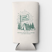 レトロキャンプ ブライズガールズ キャンピングウィークエンド スリム缶クーラー (正面)