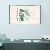 レトロキャンプ ブライズガール キャンピングウィークエンド 横断幕 (トレードショー)