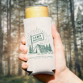 レトロキャンプ ブライズパーティー ガールズ キャンピング ウィークエンド スリム缶クーラー