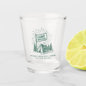 レトロキャンプ ブライズメイド ガールズ キャンピング ウィークエンド ショットグラス (正面)