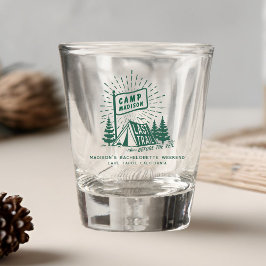 レトロキャンプ ブライズメイド ガールズ キャンピング ウィークエンド ショットグラス
