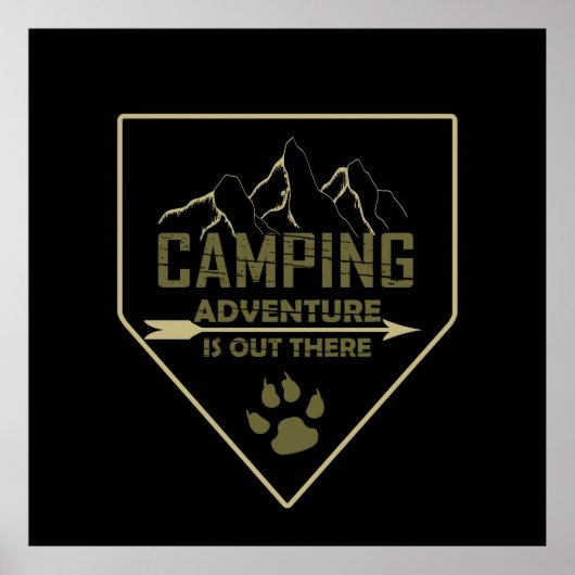 レトロキャンプ ポスター (正面)