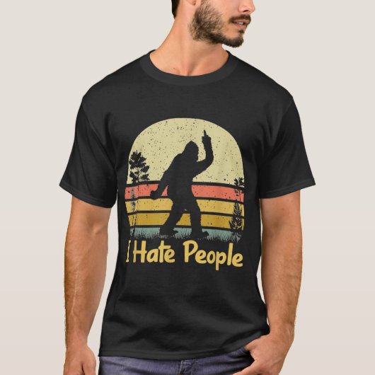 レトロキャンプ 友達 楽しい Tシャツ (正面)