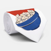 レトロキュートなユーモア、映画のためのポップコーンのボウル! ネクタイ (ロール)