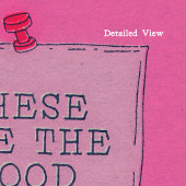 レトロキュートトレンディー引用文ポスター ポスター