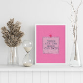 レトロキュートトレンディー引用文ポスター ポスター