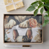 レトロキュートフローラブルテリア 薄葉紙 (ギフト)