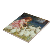 レトロキュート アニマル イースター タイル (側面)