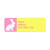 レトロキュート アニマル イースター ラベル (正面)
