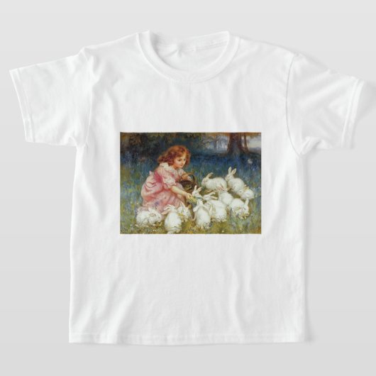 レトロキュート アニマル イースター Tシャツ (レイダウン)