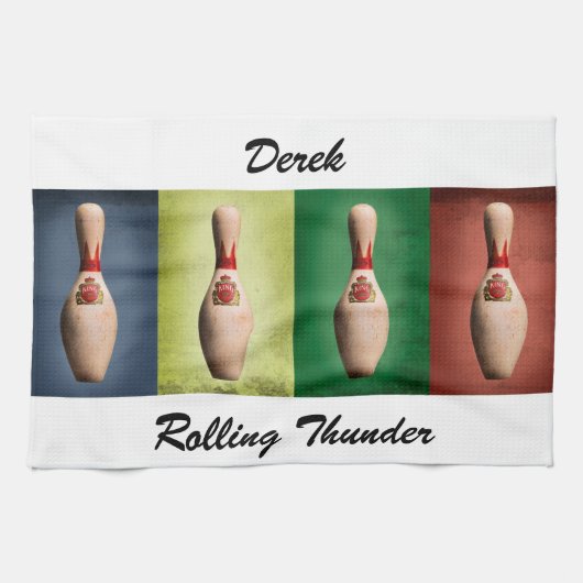 レトロキングピン キッチンタオル (横)