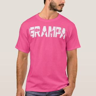 レトロギタリスト父グランパギターファーズデイM Tシャツ