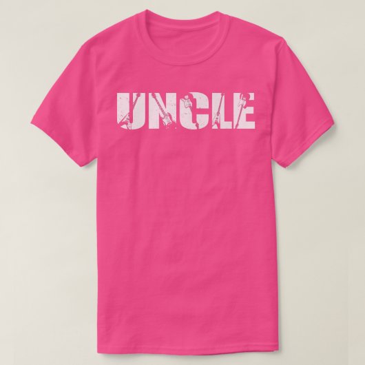 レトロギタリスト神父ギタファーズデイMu Tシャツ (デザイン正面)